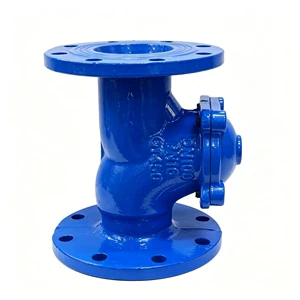 Ductile Iron Pressure Reducing Control Valves Rubber Flap Check Valve Hydraulic Power 4-Inch Port Size HQ44X-16 Model Water
