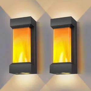 Flame Wall Lamp Unique And Creative Design For Courtyards Outdoor Balconies Doorways Porches And Exterior Walls LED Wall Lamp