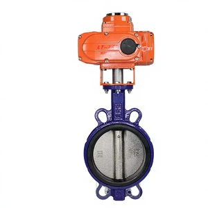 Factory Price DN50 DN150 DN100 Cast Iron Motorized Butterfly Valve With Explosion-proof System