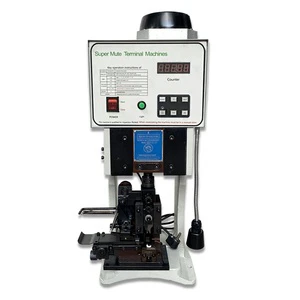 Lanke 1.5T / 2T Mute Terminal Crimping Machine End Crimping Machinery Horizontal Wire Cable Harness Applicator