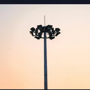 Large Pole-mounted Street Lamps, Customized Height, Road Lighting