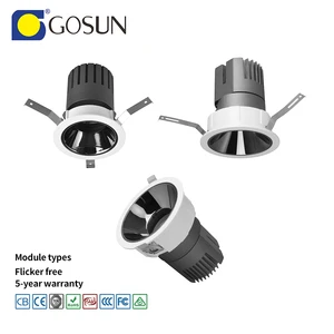 GOSUN Recessed Module Downlight 15W COB LED Hotel Downlight