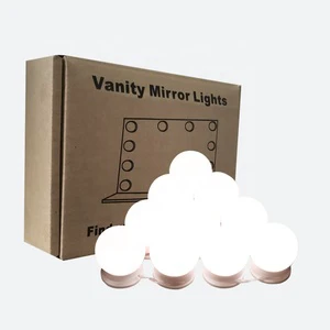 Modern Bathroom LED Mirror Light with Touch Switch and Dimmable LED Bulbs for Makeup Vanity Beauty Decor Dressing Room