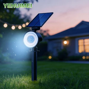 Solar Garden Lawn 10Leds Garden Plug-in Outdoor Lighting Garden Courtyard Landscape Ground Insert Light