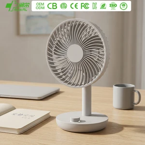 RUNAL Plastic High Speed Brushless Motor Rechargeable Air Cooling Desk Table Fan Mechanical Control Spanish Support For Room