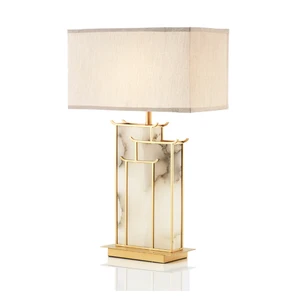 Luxury Custom Design Hotel Home Lighting Durable White Bedside LED Table Lamp