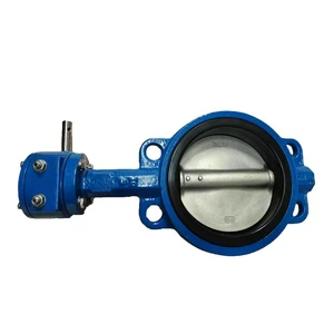 Manual Turbine Butterfly Valve Nodular Cast Iron Factory for Clamping Handle Butterfly Valve