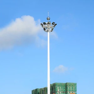 Hot-selling Outdoor Aluminum IP66 Waterproof Road High Mast Lights with High Bright Feature 15-40m Height