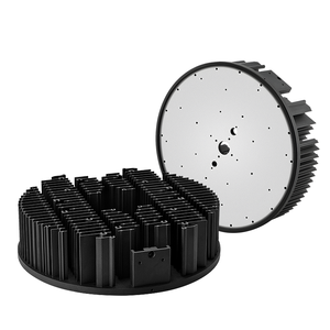 Custom 500W Round Aluminum Pin Fin Heat Sink 360mm High Performance Cooling Solution for LED Lighting Systems