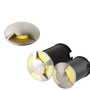 IP67 Led Outdoor Step Side Light Emitting Underground Light Embed Waterproof Stainless Steel Transparent