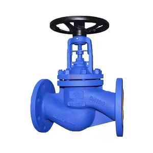 YOULI High Temperature Steam Gas Zero Leakage ANSI 150LB PN16-40 304 316 Stainless Steel WCB Bellow Seal Flanged Globe Valve