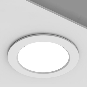 Ultra Thin LED Panel Light Round Recessed Ceiling Can Lights 5CCT Slim Gimbal Eyeball Ceiling Lampfor Home Office And Workshop