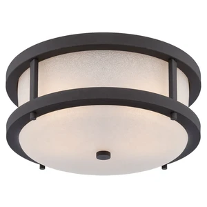VINTAGE OUTDOOR ORB IRON LED CEILING LAMP FIXTURES SIMPLE FLUSH MOUNTED RETRO CEILING LIGHTING
