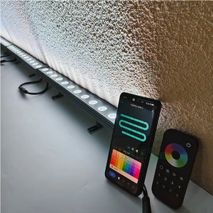 DC24V/AC85-265V LED Aluminum Outdoor Wall Washer Light with Tuya App Music Control
