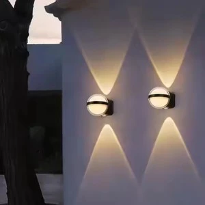 IP65 Aluminum Outdoor Wall Light Garden Exterior Outdoor Lighting Modern Outside Wall Mounted Lamps