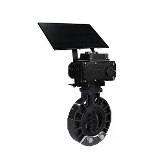 16-inch Electric Wafer Butterfly Valve High Output Torque AC PVC Corrosion-resistant Automation