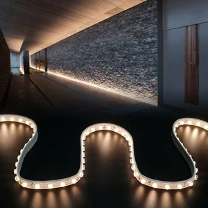 1910 Flexible LED Washer Light Warm White Cold White Soft Facade Lighting DC24V Easily Bent Wall Washer LED Light for Project