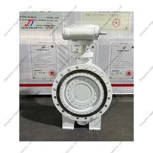 Pneumatic Hard Sealed Rotary Butterfly Ball Valve Per JB/T14317 Standard