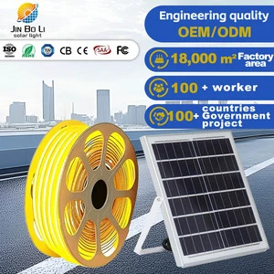 New Solar LED Strip Light, Outdoor Waterproof, Ultra-Bright, Ambient Lighting For Garden, Villa, Patio & Balcony
