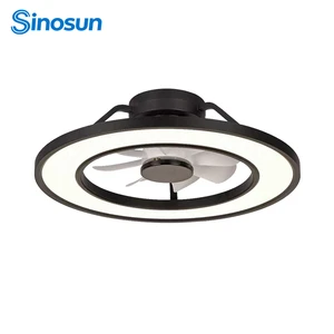 OEM/ODM Hot Sale Indoor Bedroom Modern Fan Lamp Decor 20 Inch DC Motor Remote Control Adjustable Led Ceiling Fan With Light