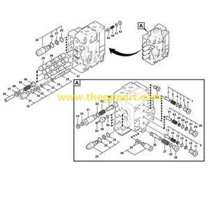 Valve Pc70-8 for Control Valve