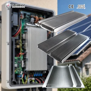 Multiple Aluminum Heat Sink Profiles 6063 T5 Custom Extrusion Cutting Bending Welding Anodized Finish For Industrial Projects