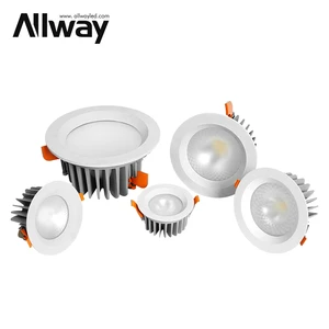For Modern Style Aluminum Panel Light Ceiling Recessed Mounted Led Downlight Frame with Customizable Wattage and Dimmable