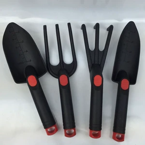 Tool Four-Piece Set Plastic Three-Claw Children's Flower Planting Shovel Rake Garden Tools Wholesale Multifunctional Garden