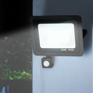 NEW Floodlight 10w Motion Sensor Outdoor Light Spotlight Waterproof IP66 Motion Sensor Floodlight Led for Garden Stair Light 75