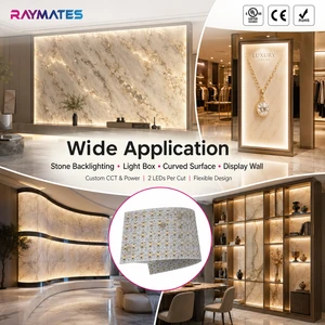 Bright Flex LED Sheet Light 24x12 Inch CCT Tunable High Density Led Flex Sheet Panel for Marble Countertop Backlit & Onyx Decor