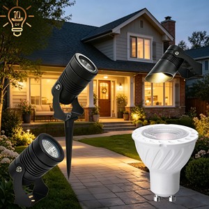 Professional LED Landscape Spike Lights - IP65 Waterproof Garden Ground Spotlights For Tree Lighting, Pathway & Outdoor Projects