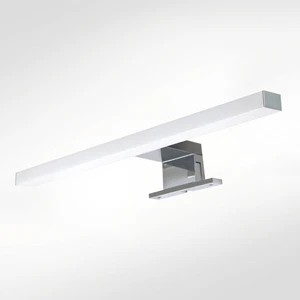 Howlighting Modern Vanity Light IP44 300mm Polished Chrome Finish LED ABS Mirror Lamp with Surface Mount for Bathroom