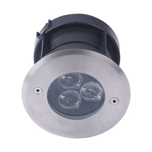 LED Landscape IP67 Waterproof Outdoor Buried Garden Path Recessed Ground Lighting Stainless Steel Deck Light Lighting