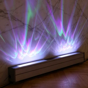 3D Dynamic Water-Ripple Ambient Full-Color Outdoor Waterproof Aluminum Bridge Illumination Projection Lighting