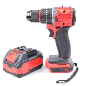 Rechargeable Impact Brushless Electric Screwdriver Cordless Power Drill Bits Tool Set Aluminium Hard Case OEM 1 Year Warranty