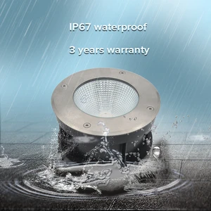 IP67 Buried Led Underground Light Uplight Landscape Lamp for Outdoor Deck & Garden Recessed in Ground for Inground 15W 150*90MM