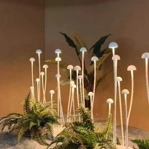 ZOMI Outdoor 10W LED Lawn Lamp New Style Waterproof IP65 Aluminum Spike Garden Path Mushroom Landscape Lawn Lights DC24V