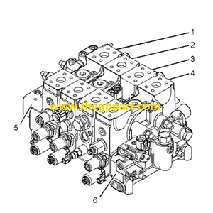 330Bl Excavator Control Valves