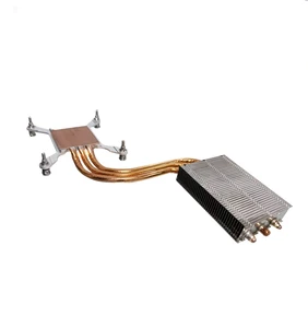 Custom 3 Heatpipe CPU Heatsink Aluminum Fin Cooler for AIO PC Mini PC Notebook Industrial Computer Thermal Module