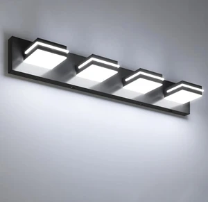 American Standard Modern Minimalist Lamp Multi Head Bathroom Vanity Lamp Acrylic Rotatable 360 ° LED Mirror Headlight