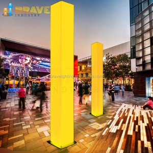 New Design Powered Column Lights with CE Certificate, Light Colorful Lamp, Street Light Column
