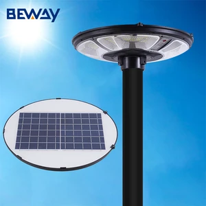 Professional Factory Waterproof IP65 LED Round Column Lamp Polycrystalline Silicon 100 200 Watt ABS Solar Garden Light