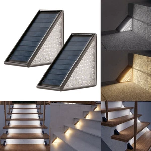 Solar Powered Style Stairway Pathway Outdoor Garden Solar Lamp Rainproof Lighting Household Atmosphere Stair Light