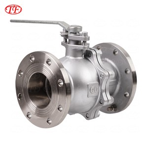 TF Metal Stainless Steel SS Standard Water Oil Steam 1.6-6.4Mpa Flange Manual DN125 Ball Valve