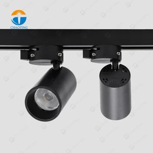 Modern Good Price Cob Lighting Lamps Surface Recess Rail Black White Led Track Spot Light Ceiling Adjustable Spotlights for Shop