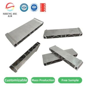 Shengjie Copper Plate L Shape Aluminum Extruding Led Lamp Heatsink Flexible Die Cast Aluminum Heatsink
