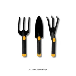 High Quality 3 Pcs Plastic Garden Tool Set 9-10 Inch Durable Hand Shovel Rake Fork for Home Gardening