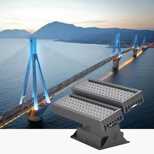 AC85-265V 600W & 800W Double LED Projection Light RGBW & RGB Landscape Lighting for Hotels Bridges & Towers IP66 Rating