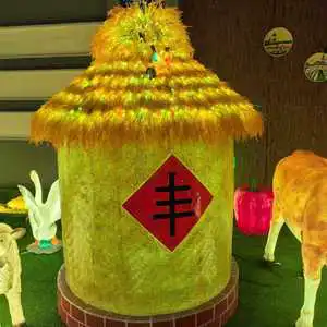 Outdoor Granary Ip65 Waterproof Decorative Light For Scenic Areas Cultural Parks Rustic Nighttime Atmosphere Indoor/outdoor Use