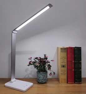 Hot Selling Led Modern Desk Lamps Touch Control Desk Lamp USB Rechargeable Table Lamp for Study With Timing Function
